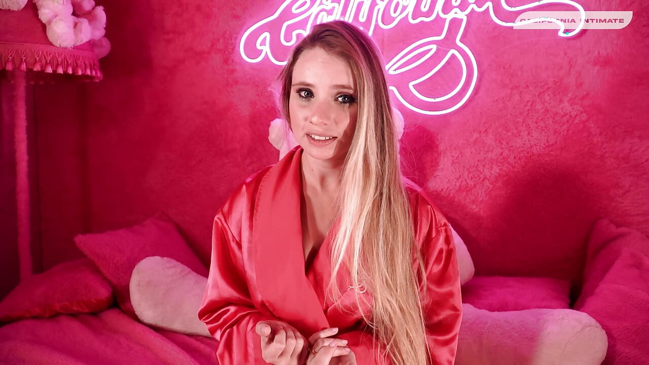 Busty blonde masturbates for you