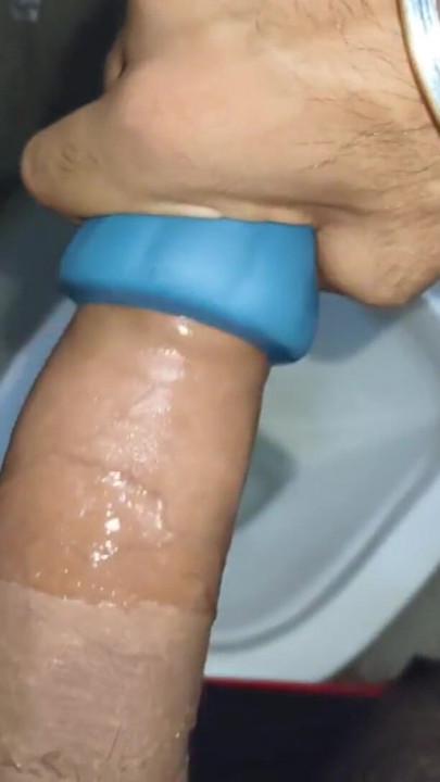 Jerking 1st time with my sex toy | Clip 1