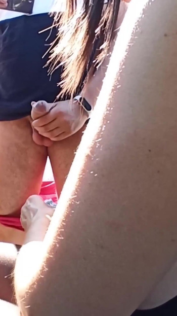 Iconic moment from "Wife's first public dogging. Threesome. MFM. Cuckold. Part 1. Ep 36 (3624)"