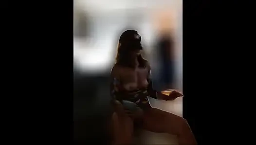 Tease in Beach Dress