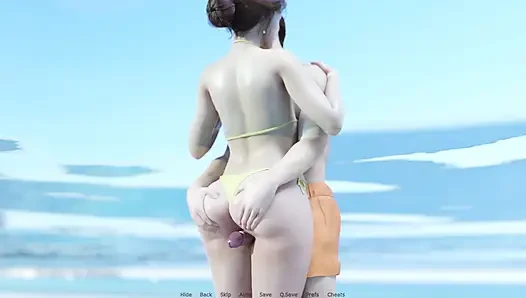 Awam milf amelie - bagian 11 - dari pantai cuckold hingga kepergok di lapangan parkir klimaks