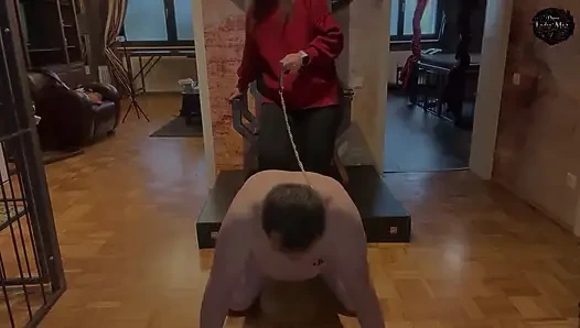 Domlady Mia istek üzerine BDSM'ye özel videolar sunuyor