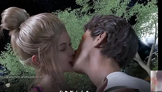 Hot MILF Step-mom Thanks Me for Saving Her in Park!!