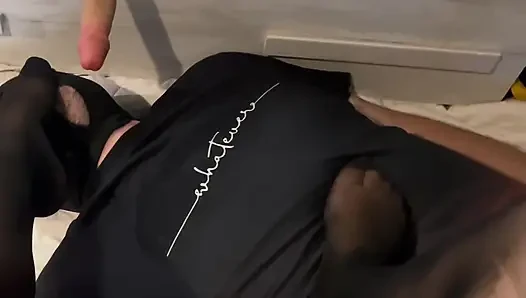 I Humiliate My Slave by Making Me Lick My Feet and Make Him Lick Rubber ...