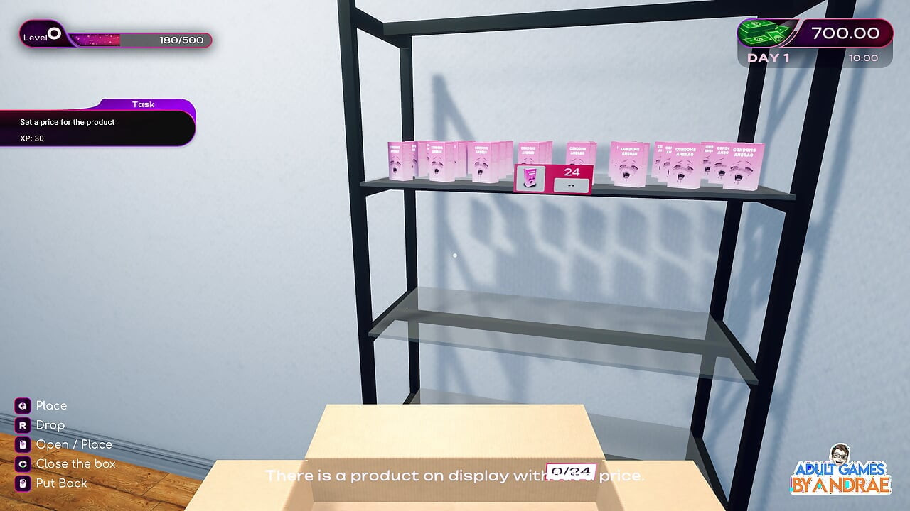 Juego de simulador de love shop parte 1 - comenzando mi propio negocio