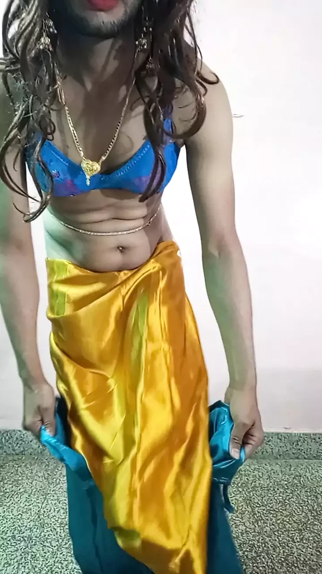 Satin saree