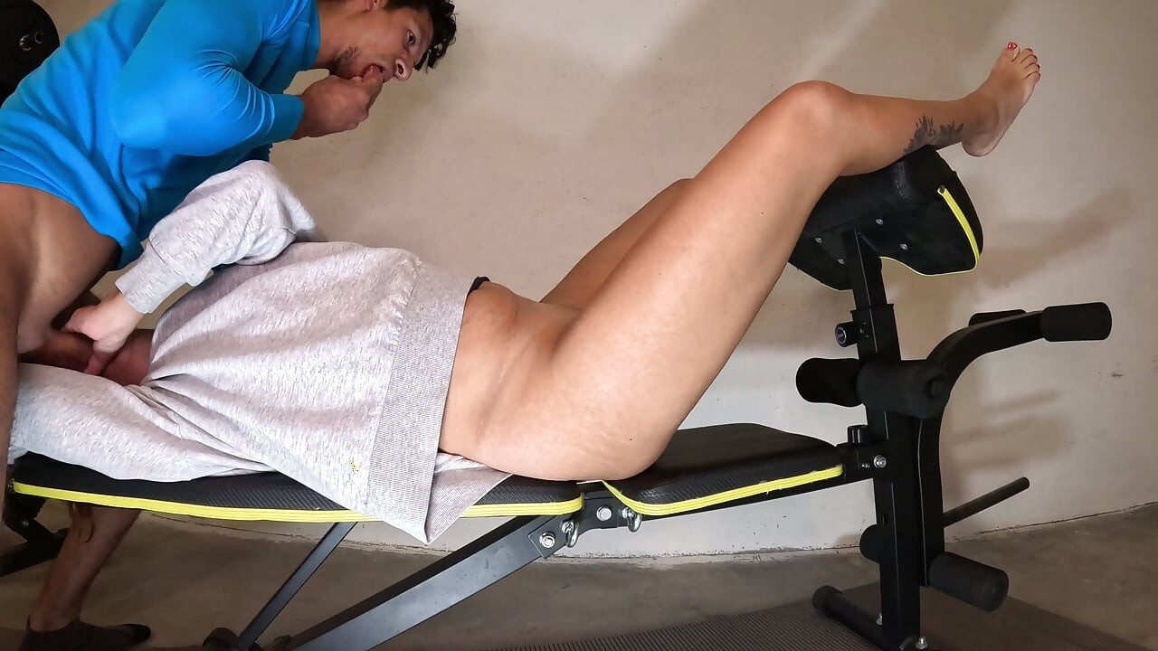 He asks me for milk at the home gym