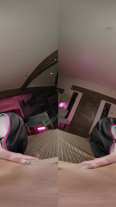 Thrilling moment from "VRCosplayX Jewelz Blu As Street Fighter's Juri Does Whatever It Takes To Quench Her Limitless Sexual"