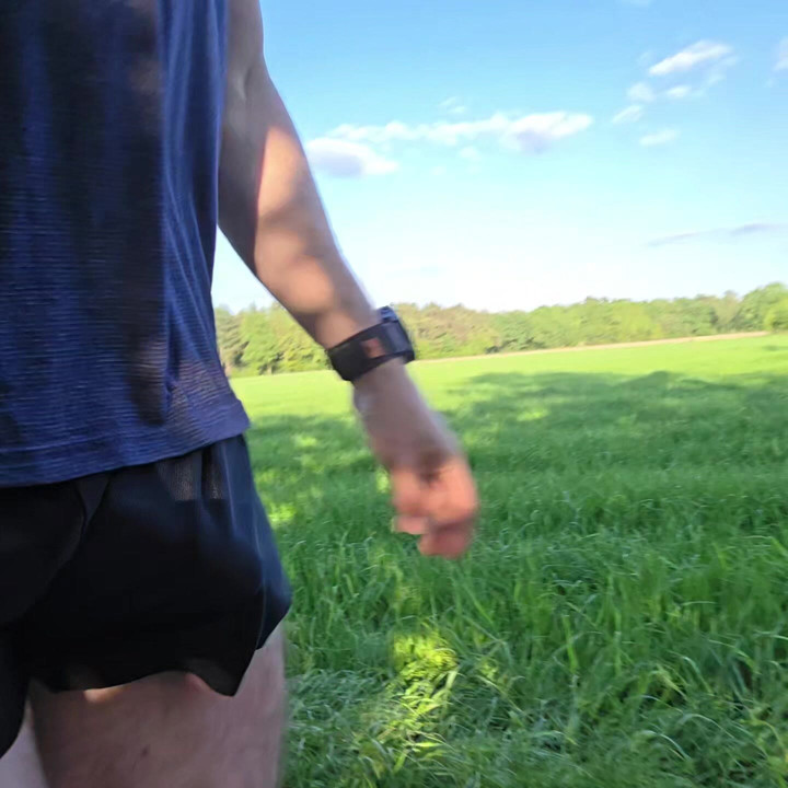Sport short flashing dick outdoor