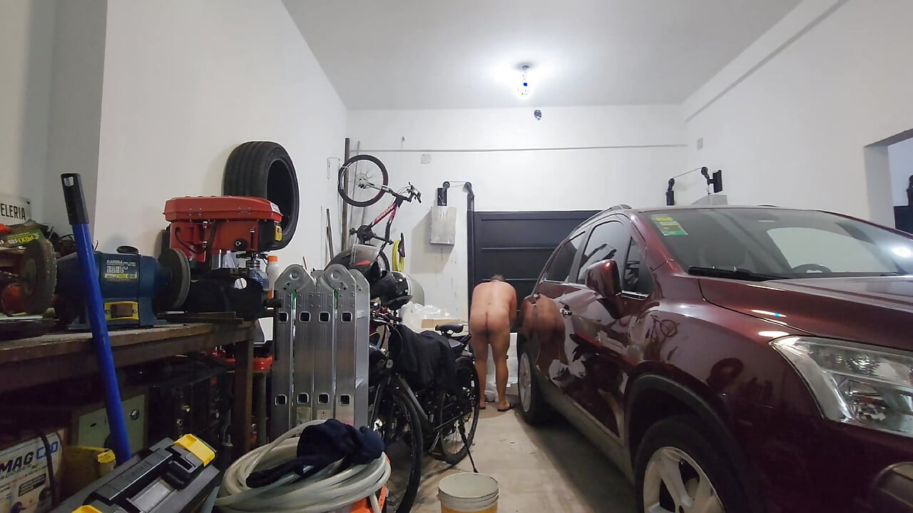 acomodando el garage