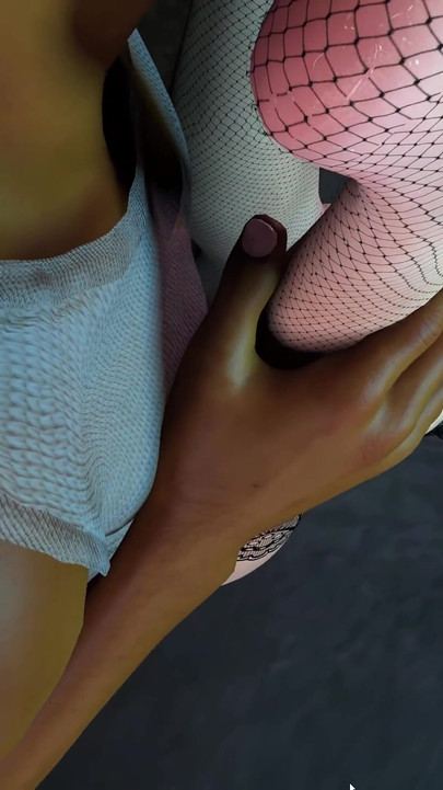 3D Horny Slut Mature MILF Wearing Hot Lingerie Cheating with Old Dick