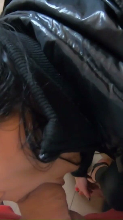 Tight Leather Pants & Shiny Downjacket JOI – Smoking, Teasing & Cum on My Puffy Coat | Clip 2