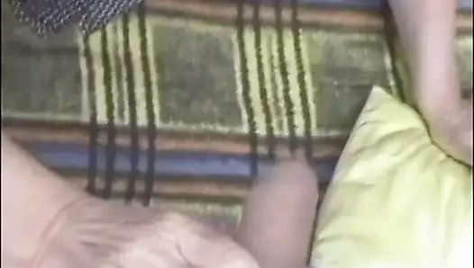 Mature couple hairy pussy fucking in dogging position