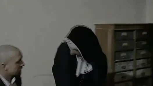 This Young Nun Gets Her Little Ass Pounded.