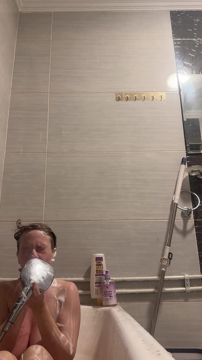 Lathered up and Shaved