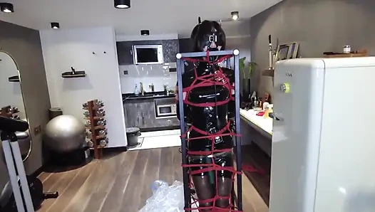 Mz32 - Bound Within a Metal Device, Reaching a Vibrating Climax.