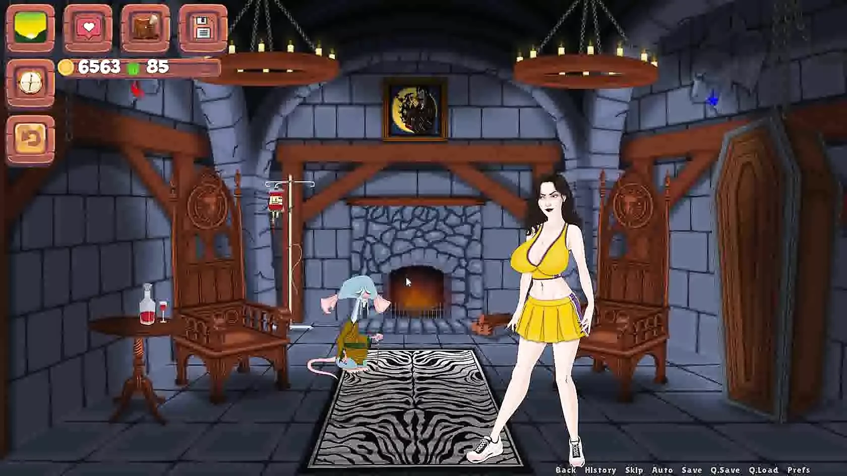 Wizard's adventures - my pussy get wet