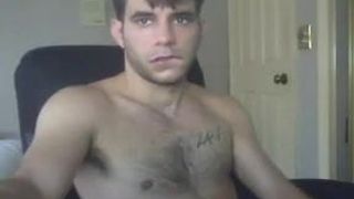 24 year old hairy amateur jerking off