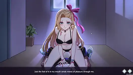 Happy student part 6! There is no light in the dorm she acsidently grubs me by my dick!