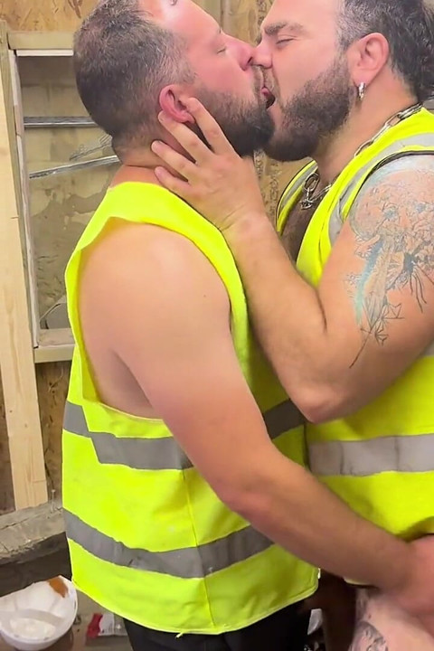 Helmet Builder Hairy Bear Eats Ass Then Breeds Chav Bareback
