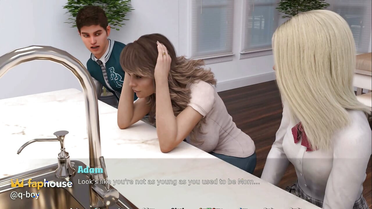 Showing Stepmom's Nude Body to Best Friend and Pussy Rubbing - Naughty Neighbors - E22