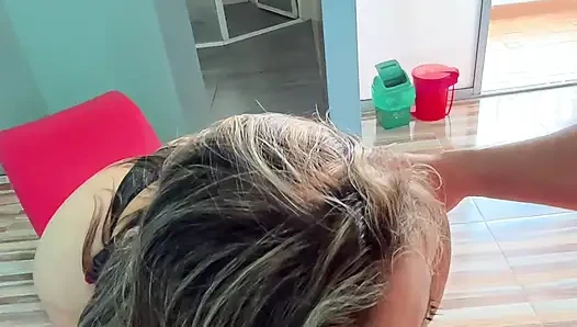SEXO DURO CON TEEN 18 TERMINA  ATRAGANTADA CON MI SEMEN