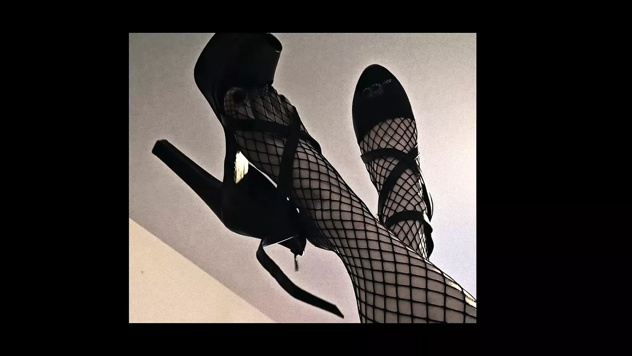 Femboy in heels and fishnets rides a bedside dildo to multiple shaking orgasms. Sneaky, parents in next room