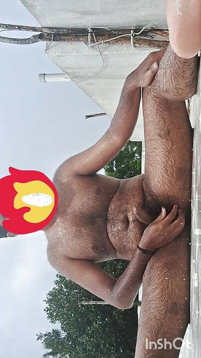 Mallu Man Nude Masturbation In Rain