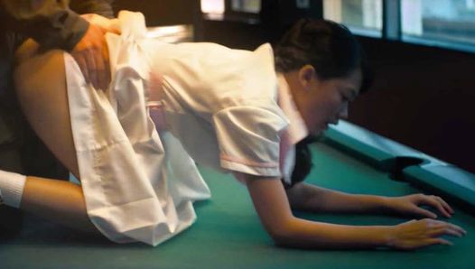 Fish Liew Sex on Billiard Table Scene On ScandalPlanetCom