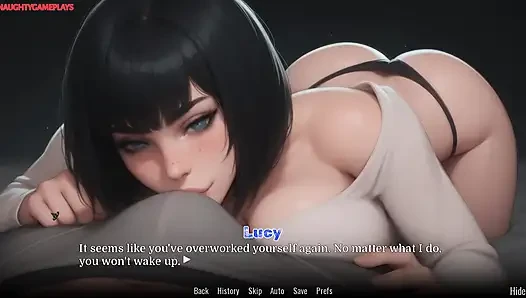 Cute Sexy Stepsister Gives Amazing Blowjob - Obsessed Lucy Part 02 By VNGTrash
