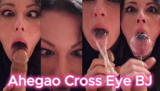 Netflix et sucer, partie 1 - Ahegao, pipe aux yeux croisés - Anati Brown