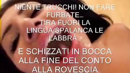 Sissy Cum Swallow Trainer in Italian