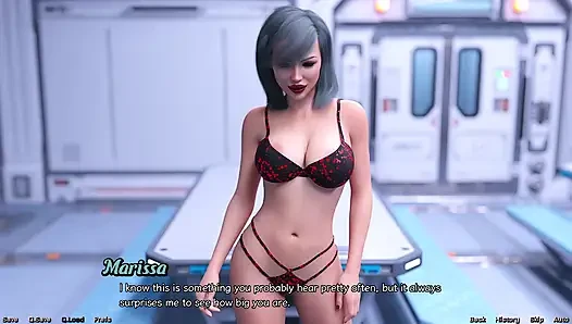 Gestrandet in space 192 - die vollbusige stripperin milf bekommt in der netzhalle einen harten gesichtsfick