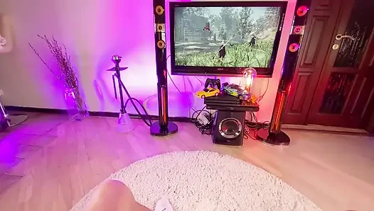 He trains with my tight asshole and cums on my face