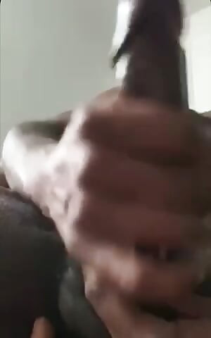 Hard bbc cum after 3 hours of edging masturbation