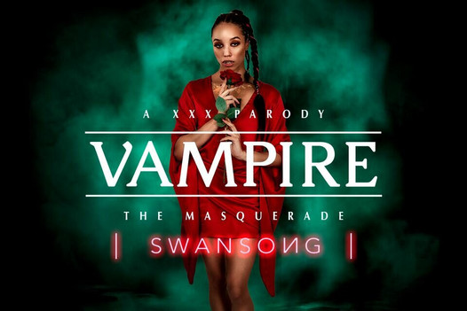 Vrcosplayx ébano bebê alexis tae como vampiro emem seduz você em mascarada swansong vr porn