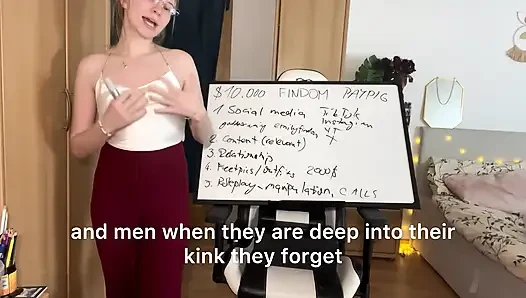 Wie man $ 10.000 pro Monat in Findom macht