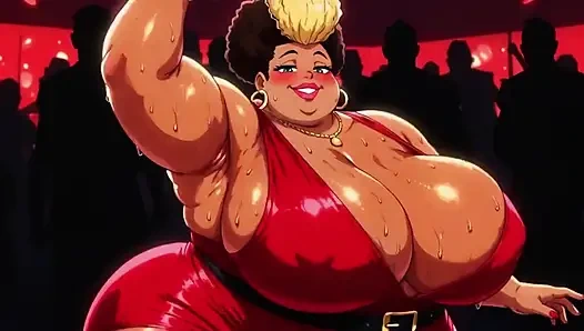 Şişman kadınlar büyük göğüsler