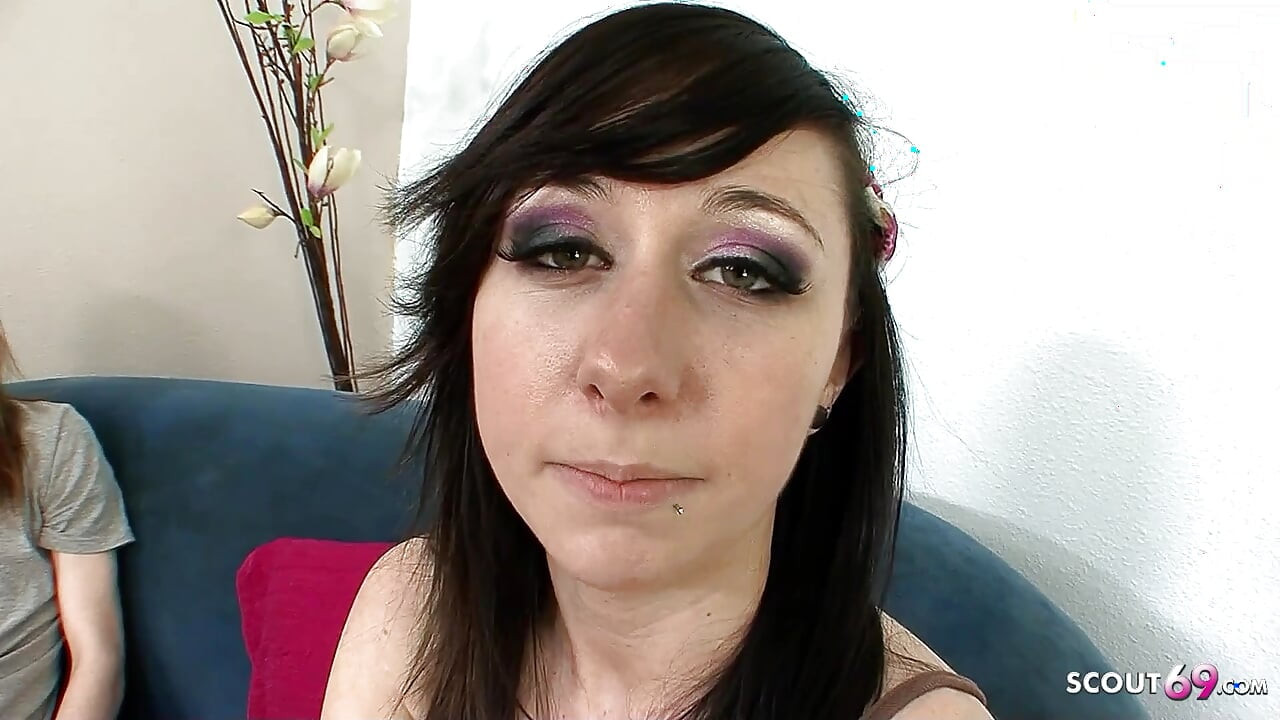 Emo skinny teen secretly banged by nerd step brother with big cock