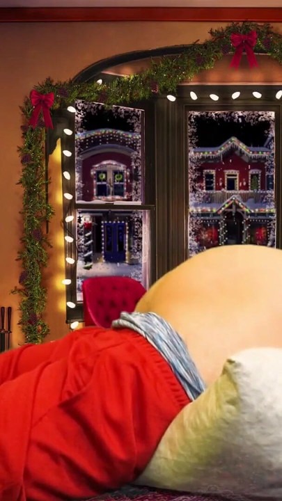 Jaw-dropping moment from "Pillow Humping in a One-Horse Open Sleigh (XXXmas ecstasy - Hanukkah Hoe - Kinky Kwanzaa) "
