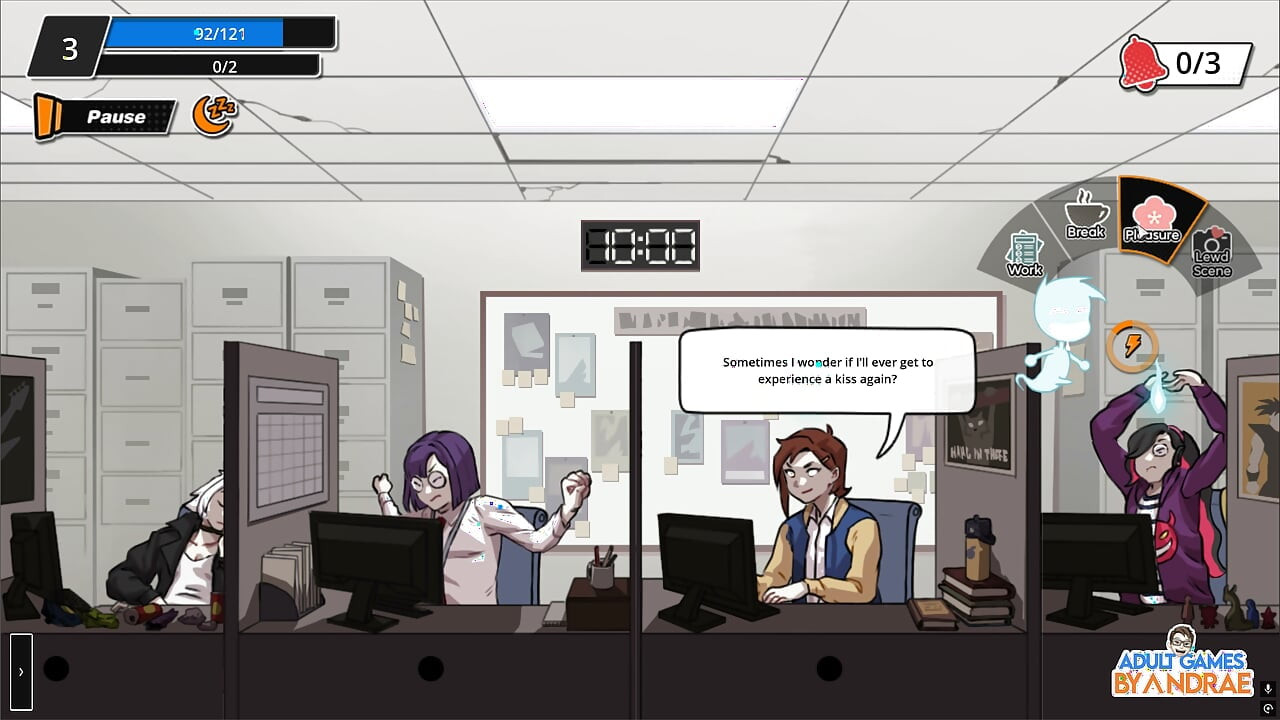 Femboy Ghost Gameplay Part 1 – Discreet Masturbation at Work