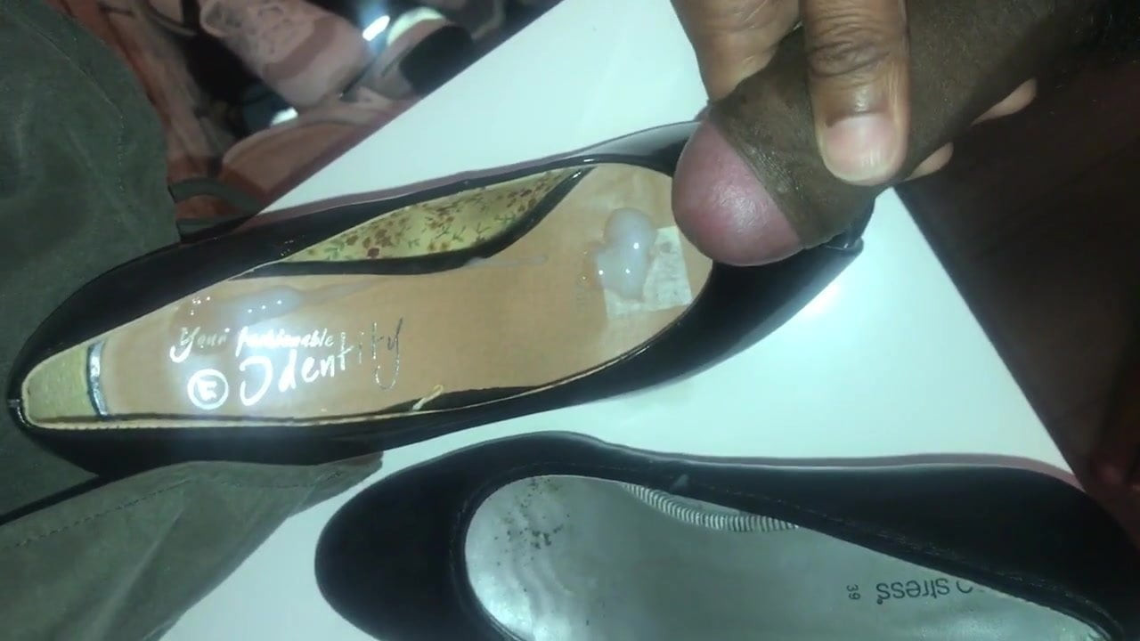 Cum in heels friend