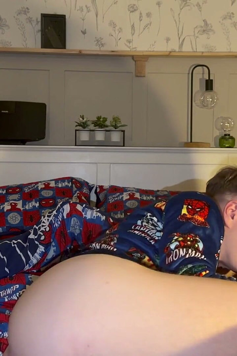 Twink Couple Fuck in Bed, Then Solo Cumshots