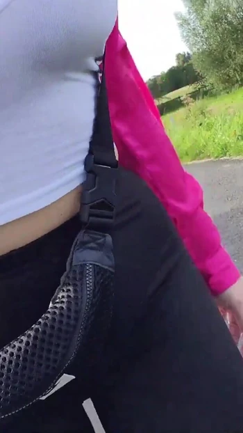 Spectacular moment from "Remote controlled vibrator while exercising in public ends with hot anal"