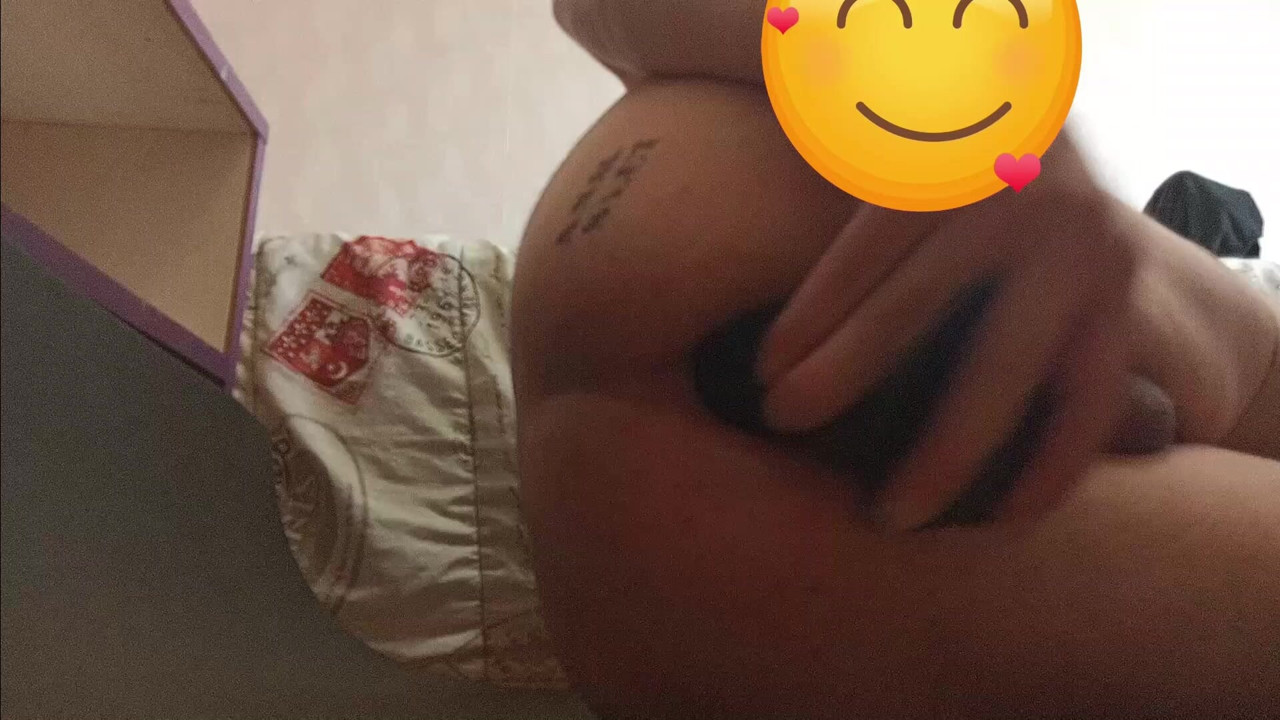 Little anal fun with BBC toy