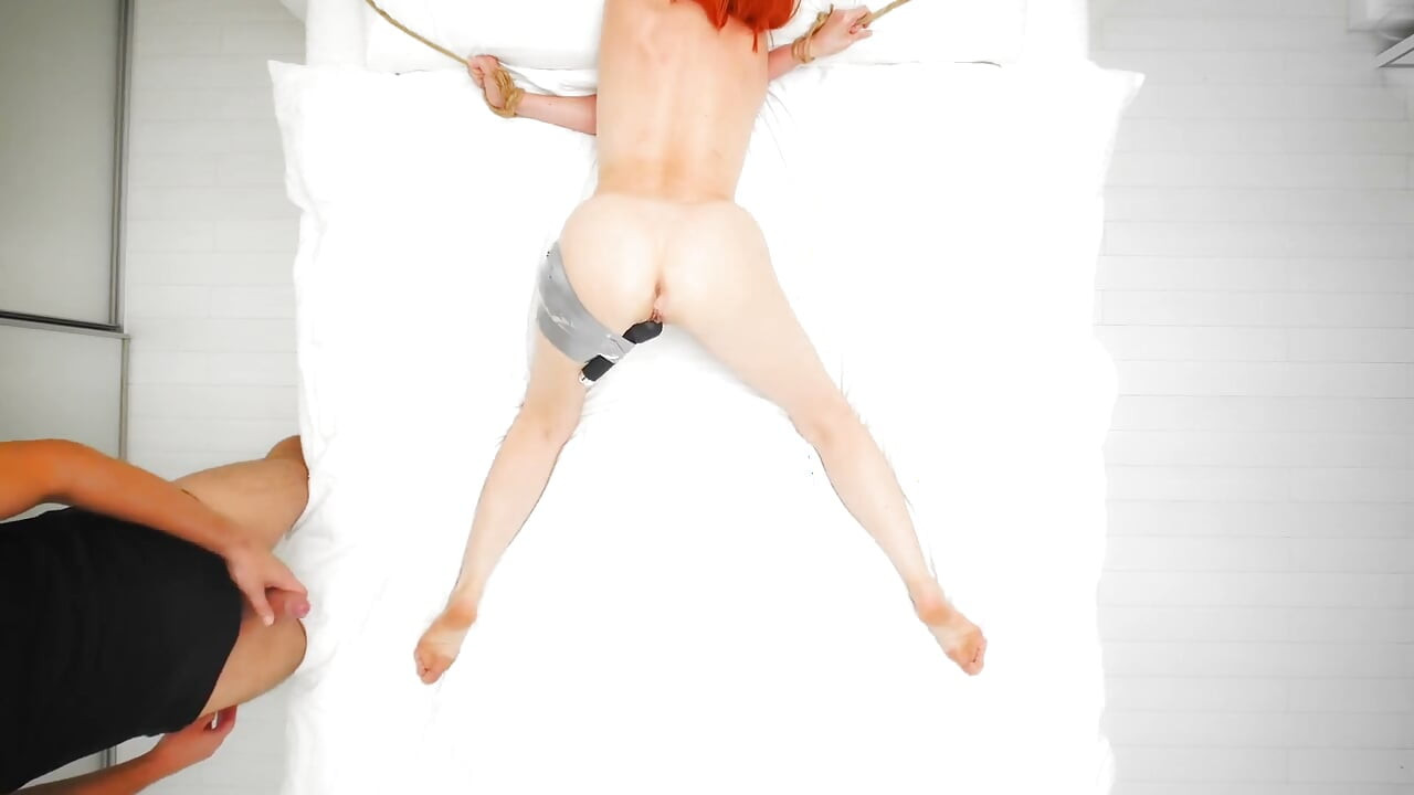 Tied Redhead MILF Gets Teased, Pounded & Shakes Through a Powerful Orgasm