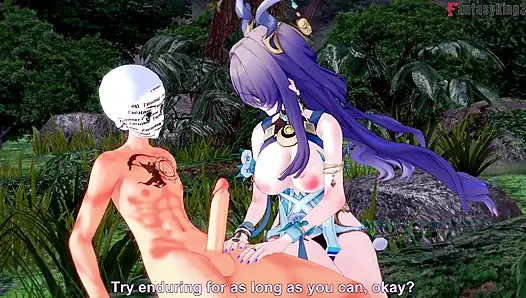 Lauma ateşli seksi seks - Genshin Impact