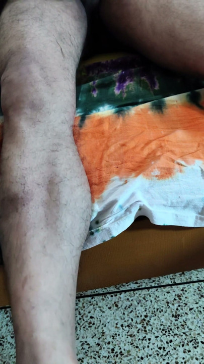 The village sister-in-law came to my house and climbed up and inserted my black penis into her little | Clip 1