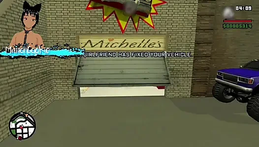 Gta San andreas hot coffee mod - Cj goes out with Michelle and have sex in different positions
