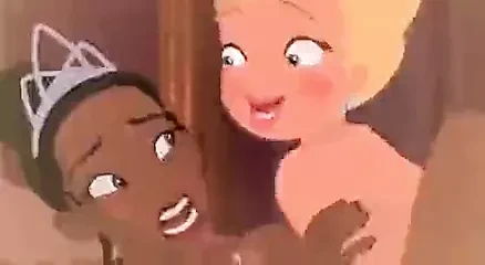 Interracial Lesbian Cartoon
